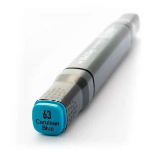Del Rey Twin Çift Uçlu Marker Kalem B63 Cerulean Blue