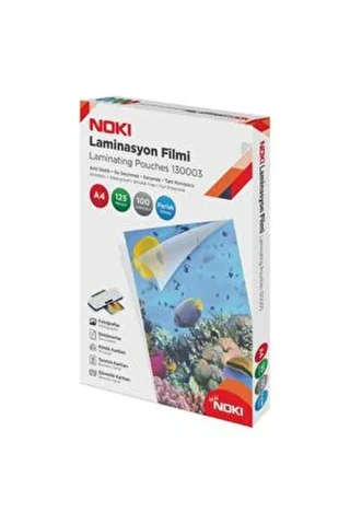 Noki A4 125 Mic Parlak Laminasyon Filmi 100 Lü 130003