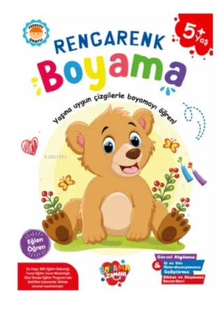 Boyama Zamanı Rengarenk Boyama (+5 Yaş) - Koloni Kitap