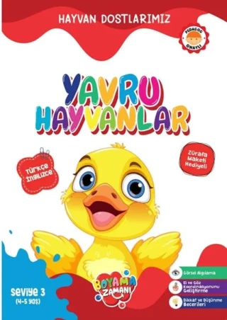 Boyama Zamanı Hayvan Dostlarımız - Yavru Hayvanlar - Koloni Kitap