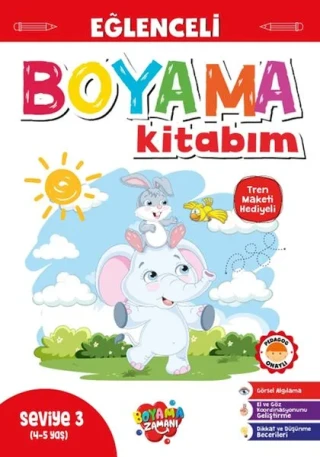 Boyama Zamanı Eğlenceli Boyama Kitabım (4-5 Yaş) - Koloni Kitap