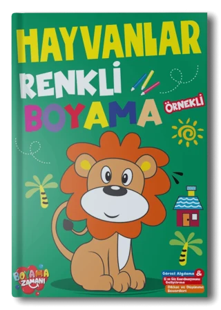 Boyama Zamanı Renkli Boyama - Hayvanlar - Koloni Kitap