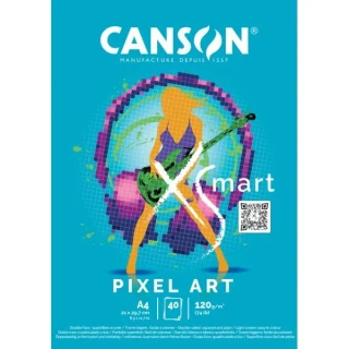 Canson Xsmart A4 120 Gr Pixel Art Çizim Defteri 40 Yp 32250p004