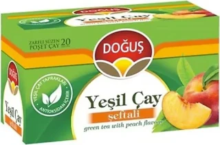 Doğuş Şeftalili Yeşil Çay Süzen Poşet 1.75 Gr 20"li