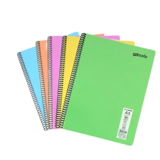 Umur Mynote Flex Pastel A5 Pp Kapak Spiralli Defter Kareli 100 Yp Mfxpa-a5100-k
