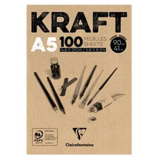 Clairefontaine A5 90 Gr Kraft (sketch) Defter 100 Yp 96544