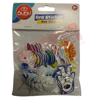 Bubu Eva Sticker Uzay St0153