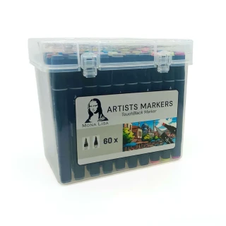 Mona Lisa Touchblack Çift Uçlu Marker Kalem 60 Renk Tm1-60