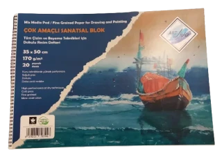 Art Liva 35x50 170 Gr 20 Yp Çizim Bloğu (dokulu Kağıt) Sd-104