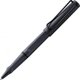 Lamy Safari Roller Kalem Metal Klips Steel Black 3e2-sb