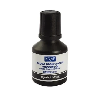 Kraf 445g 30 Ml Beyaz Tahta Kalemi Mürekkebi Siyah