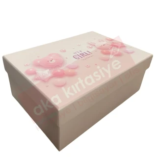 Mikro Hello Girl Dikdörtgen Hediye Kutusu No:3 Mbx-4227