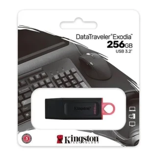 Kingston Dtx-256 Gb Exodia Datatraveler Usb 3.2 Flash Bellek