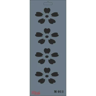 Rich New Seri 11x29 Medium Stencil M-011
