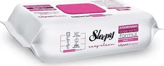 Sleepy Yüzey Temizlik Havlusu Çiçek Serisi Lilyum Buketi 100"lü