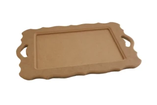 Aka Ahşap 49x34x1 Cm Tepsi Tp 40