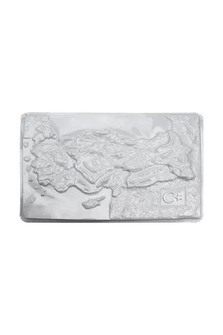 Universal 20x30 Cm Alçı Kalıbı Türkiye Haritası