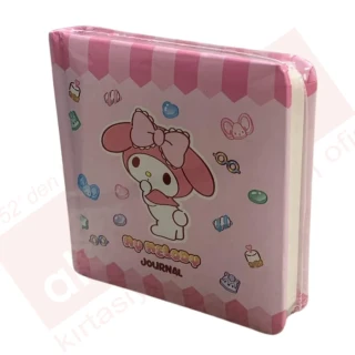 Victorias Journals 9x9 My Melody Çizgili Günlük 192 Sayfa 525-2010