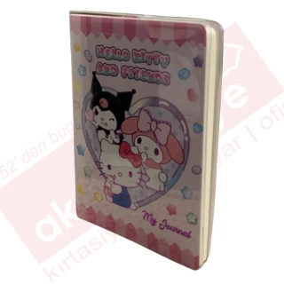 Victorias Journals A6 Hello Kitty And Friends Çizgili Günlük 128 Sayfa 525-2006