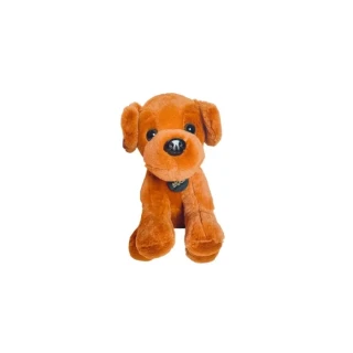 Selay 28 Cm Peluş Badem Köpek Kahverengi 1434
