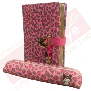 Victorias Journals 13x18 Kuromi Hush Hush Kilitli Çiz.defter 160yp+kalemlik 525-1973