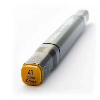 Del Rey Twin Çift Uçlu Marker Kalem Y41 Olive Green