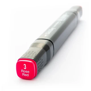 Del Rey Twin Çift Uçlu Marker Kalem R3 Rose Red