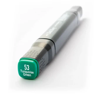 Del Rey Twin Çift Uçlu Marker Kalem Bg53 Turquoise Green