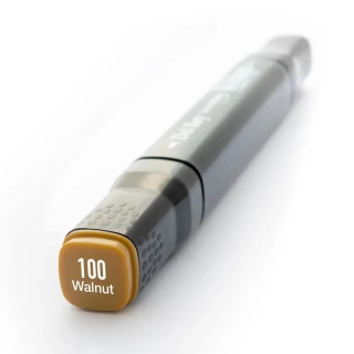 Del Rey Twin Çift Uçlu Marker Kalem Br100 Walnut