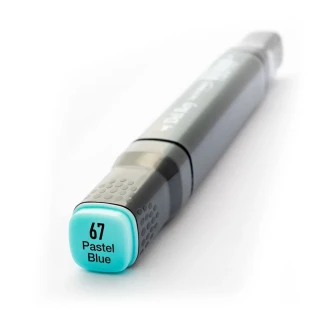 Del Rey Twin Çift Uçlu Marker Kalem B67 Pastel Blue