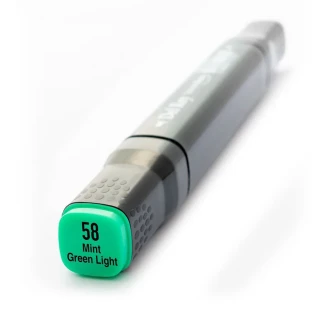 Del Rey Twin Çift Uçlu Marker Kalem G58 Mint Green Light