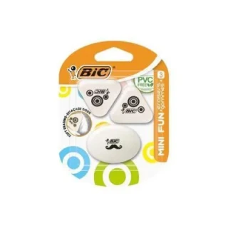 Bic Mini Fun Silgi 3 Lü Blister 927870
