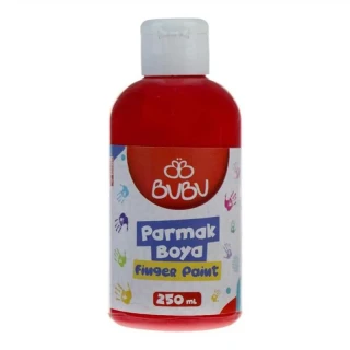Bubu 250 Ml Parmak Boyası Kırmızı Par013