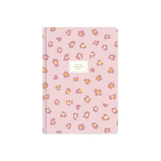 Keskin Color 17x24 Sert Kapak Akademik Ajanda Pembe Leopar 600098-99 (2025-2026)