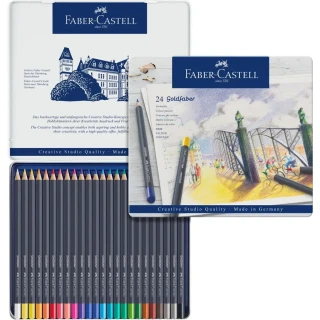 Faber Castell Goldfaber Boya Kalemi Metal Kutu 24 Lü 114724