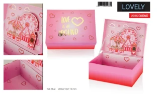 Gıpta Lovely 3d Dikdörtgen Hediye Kutusu Bx2886-1