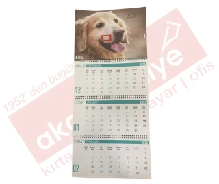 Lizy 33x24 Cm Gemici Takvimi Hayvan Serisi Tkv-gmc3 (2026)