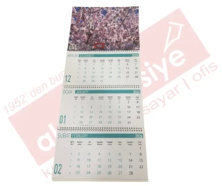 Lizy 33x24 Cm Gemici Takvimi Çiçek Serisi Tkv-gmc4 (2026)