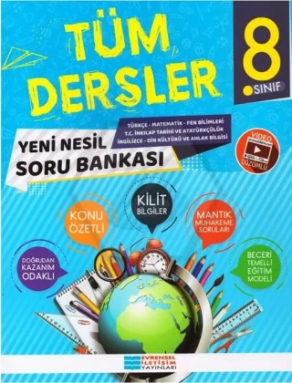 Evrensel İletişim Yay.-8.sınıf Tüm Dersler Soru Bankası 2526