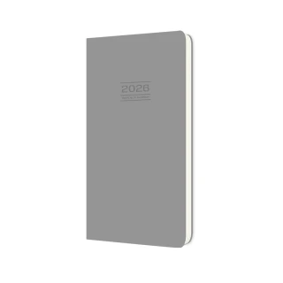 Keskin Color 8x16 Ciltli Haftalık Cep Ajandası Gri 600205-99 (2026)