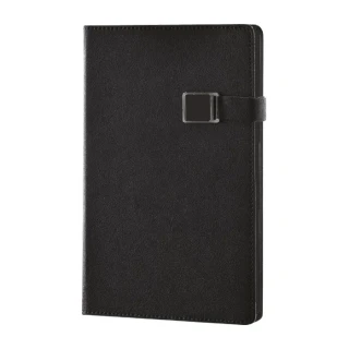 Promiks 13x21 Termo Deri Kenar Boyalı Metal Tokalı Çizgili Defter 208 Sayfa De2581