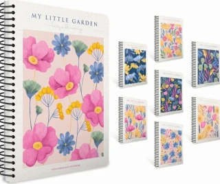 Gıpta My Lıttle Garden 17x24 120yp Planlayıcı Sert Kapak Spiralli 7341