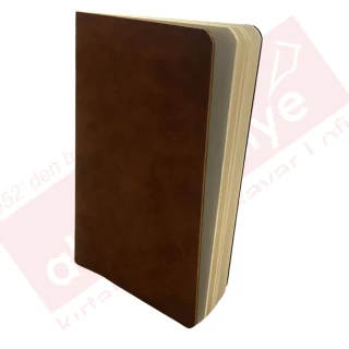 Cartıa 13x21 Ivory Deri Kapak Dikişli Defter Düz 40 Yp Crt016