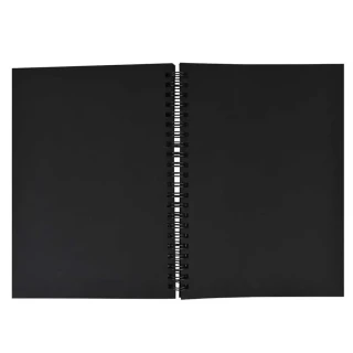 Herboy A5 Spiralli Pp Kapak Siyah Zemin Defter 50 Yp Hrb-3300