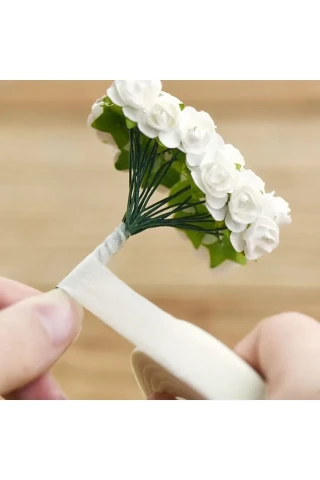 Unıversal Çiçek Bandı Beyaz Renk