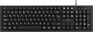 Aoc Kb130b-38 1.8 Metre Kablolu Klavye Siyah
