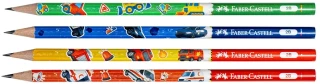 Faber Castell Desenli Cıty Squad 2b Kurşun Kalem 524400089