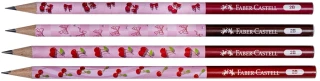 Faber Castell Desenli Cherry 2b Kurşun Kalem 5244000086
