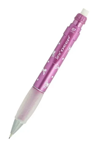 Serve Deep Premium Metalik Sketch Seri 0.7 Versatil Kalem Princess Pink-ribbon 07-dmpp