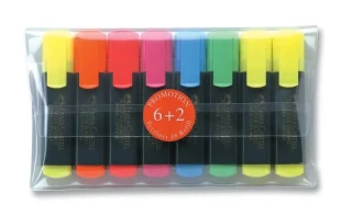 Faber Castell Fosforlu Kalem 8 Li Takım (6+2 Li Poşet) 154862